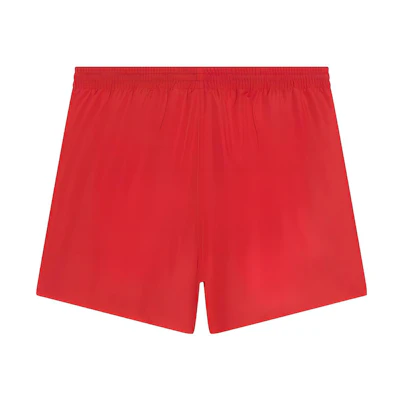 Balenciaga SS23 Red Mid-Rise Straight-Fit Casual Shorts. 6570334A8B66500
