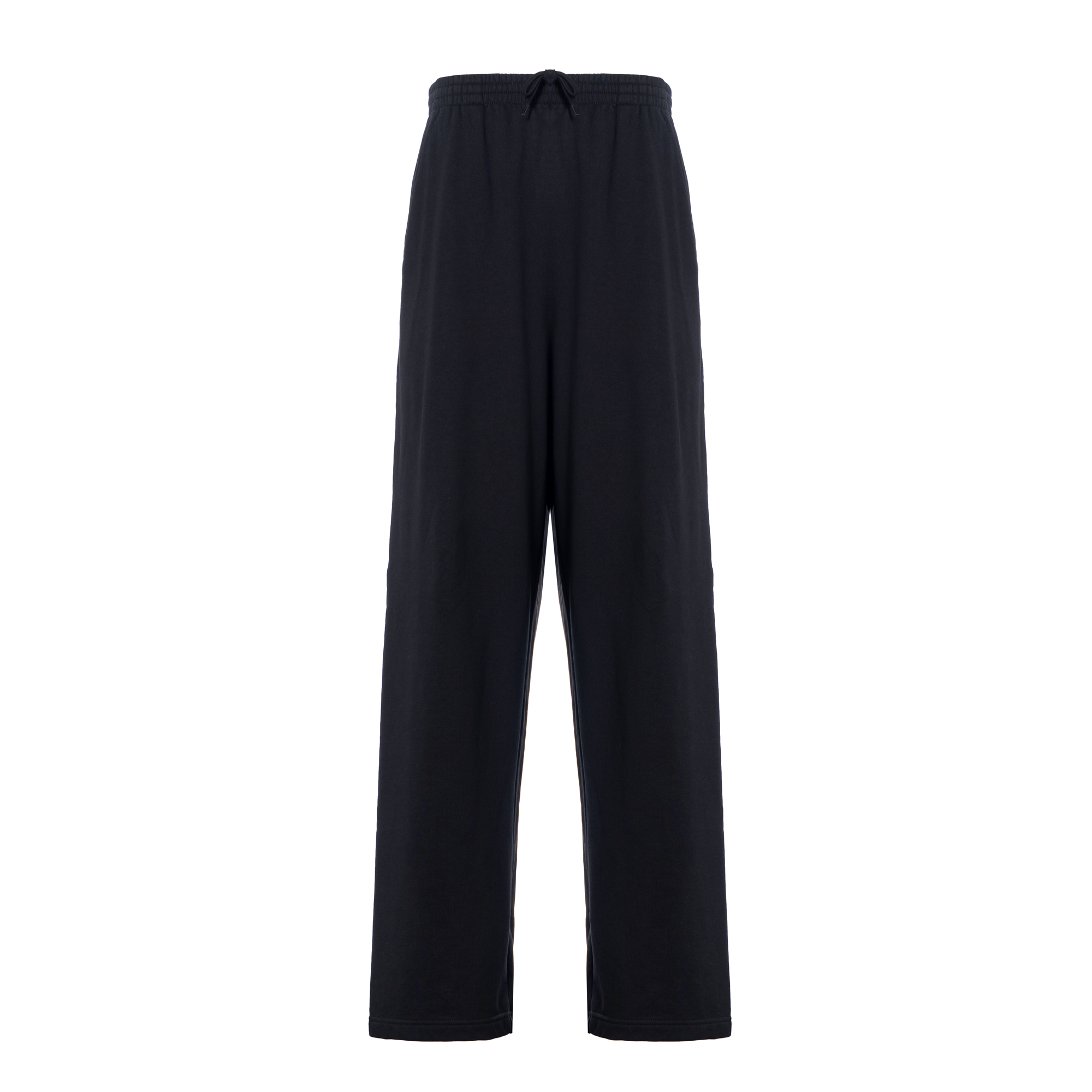 Balenciaga SS23  Relaxed Fit Black Knit Wide-Leg Jogger Pants. 720370TNVE61000
