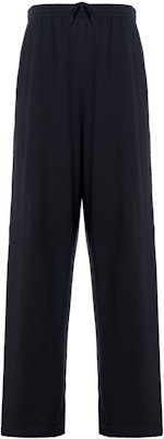 巴黎世家 SS23 宽松版黑色针织阔腿休闲裤。 720370TNVE61000 Buy 巴黎世家 SS23 宽松版黑色针织阔腿休闲裤。 720370TNVE61000