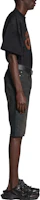 Details for Balenciaga SS23 Solid Color Casual Straight-Fit Shorts Dark Grey 753212TOW532150