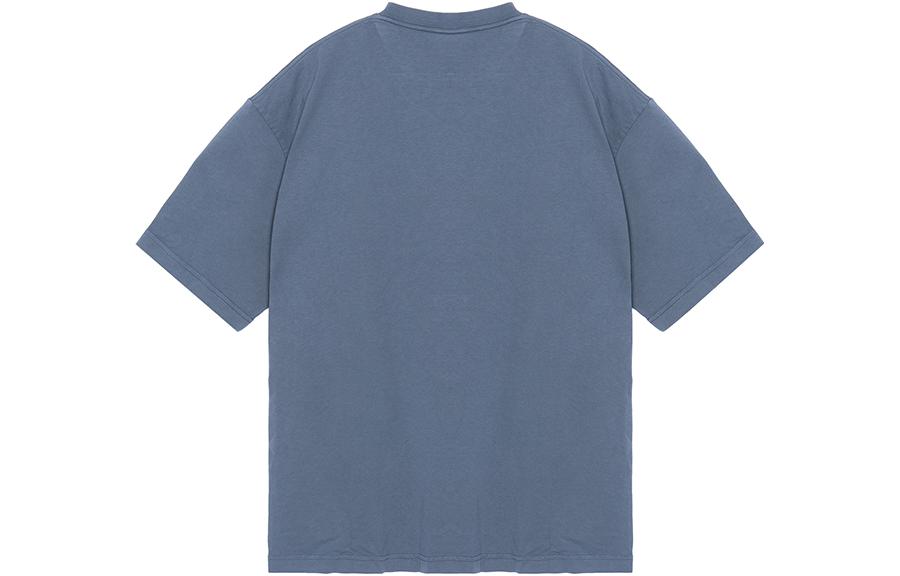 Balenciaga SS23  Solid Color Crewneck T-Shirt Deep Blue 612966TNVG74183 圖 3