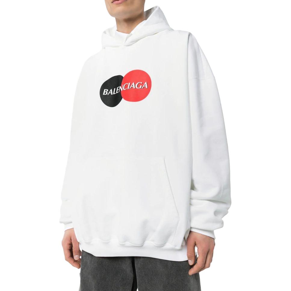 Balenciaga SS23  White Letter Print Hoodie. 620973TIV809000 圖 3