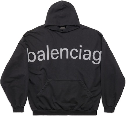 巴黎世家SS23字母logo印花黑色连帽衫男女同款宽松版型。 739024TOVN98151 Buy 巴黎世家SS23字母logo印花黑色连帽衫男女同款宽松版型。 739024TOVN98151