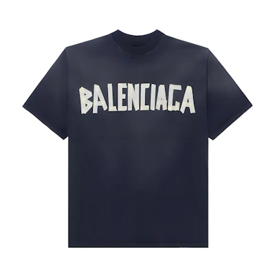 Balenciaga SS23 BB Monogram Logo Print Crewneck T-Shirt Unisex Black. 739784TOVA91055