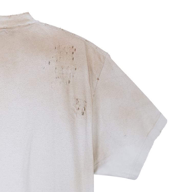 Balenciaga SS23 Beige Oversized Unisex Embroidered Logo T-Shirt. 739028TOVN29012 圖 8