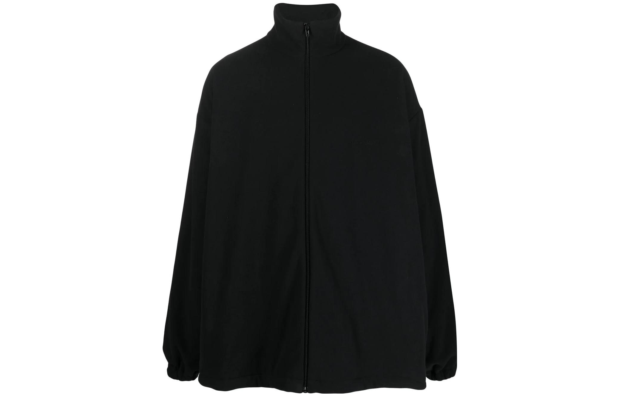 Balenciaga SS23 Black High-Neck Zip-Up Jacket  Loose Fit 735760TNQ231000 圖 2