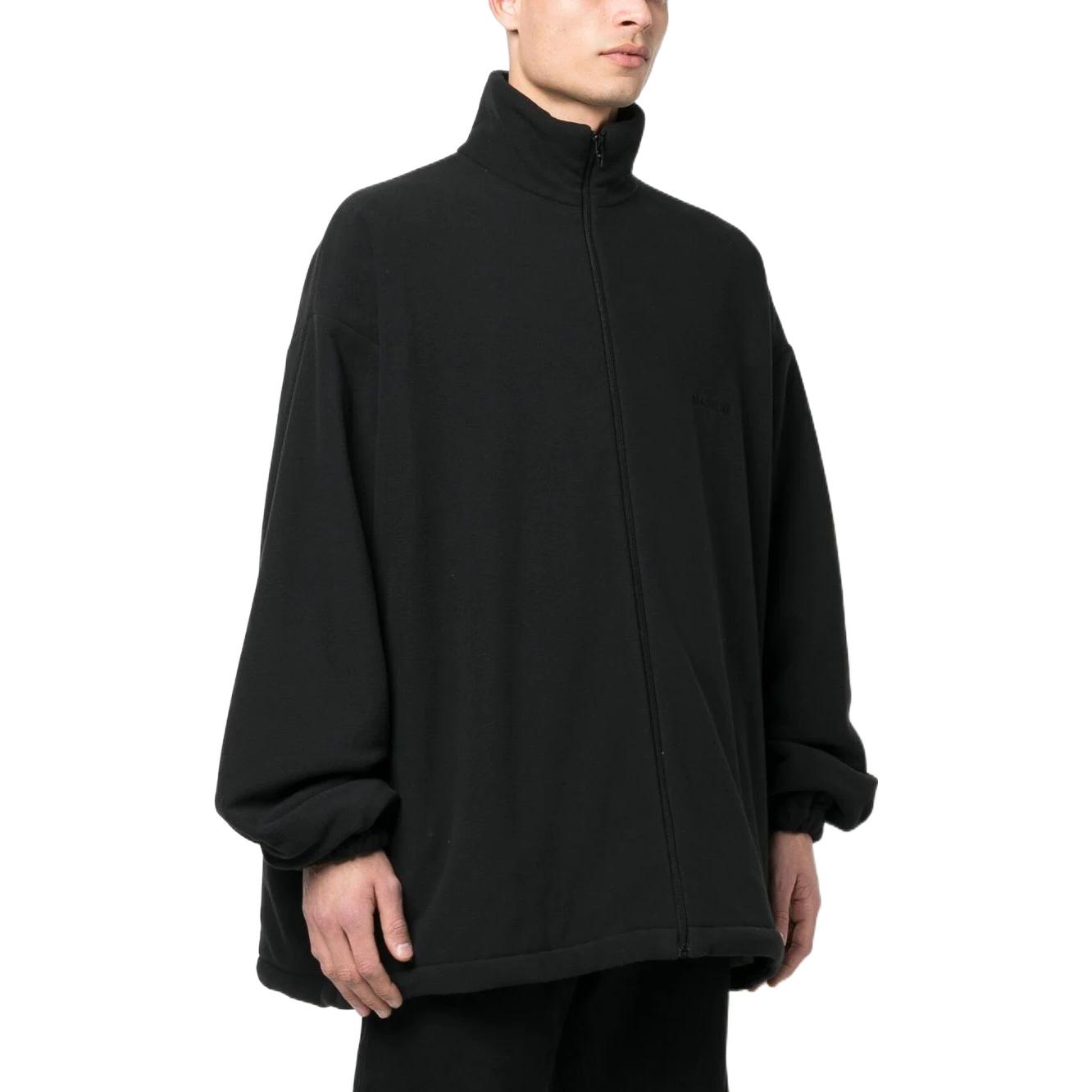 Balenciaga SS23 Black High-Neck Zip-Up Jacket  Loose Fit 735760TNQ231000 圖 5