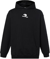 Balenciaga SS23 Black Logo Print Long Sleeve Pullover Sweatshirt Regular Fit 570811TNVH21070 Balenciaga SS23 Black Logo Print Long Sleeve Pullover Sweatshirt Regular Fit 570811TNVH21070
