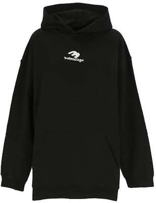 巴黎世家 SS23 黑色 logo印花长袖卫衣 休闲版型 570811TNVH21070 Order 巴黎世家 SS23 黑色 logo印花长袖卫衣 休闲版型 570811TNVH21070