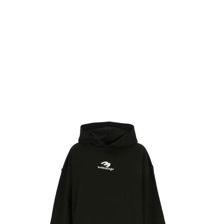 Details for 巴黎世家 SS23 黑色 logo印花长袖卫衣 休闲版型 570811TNVH21070