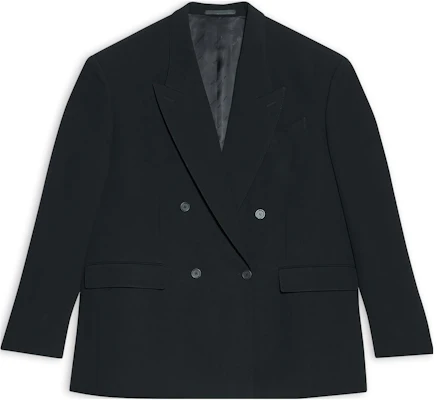 발렌시아가 SS23 블랙 오버사이즈 더블브레스트 블레이저 자켓 유니섹스 728794TNT111000 Buy 발렌시아가 SS23 블랙 오버사이즈 더블브레스트 블레이저 자켓 유니섹스 728794TNT111000