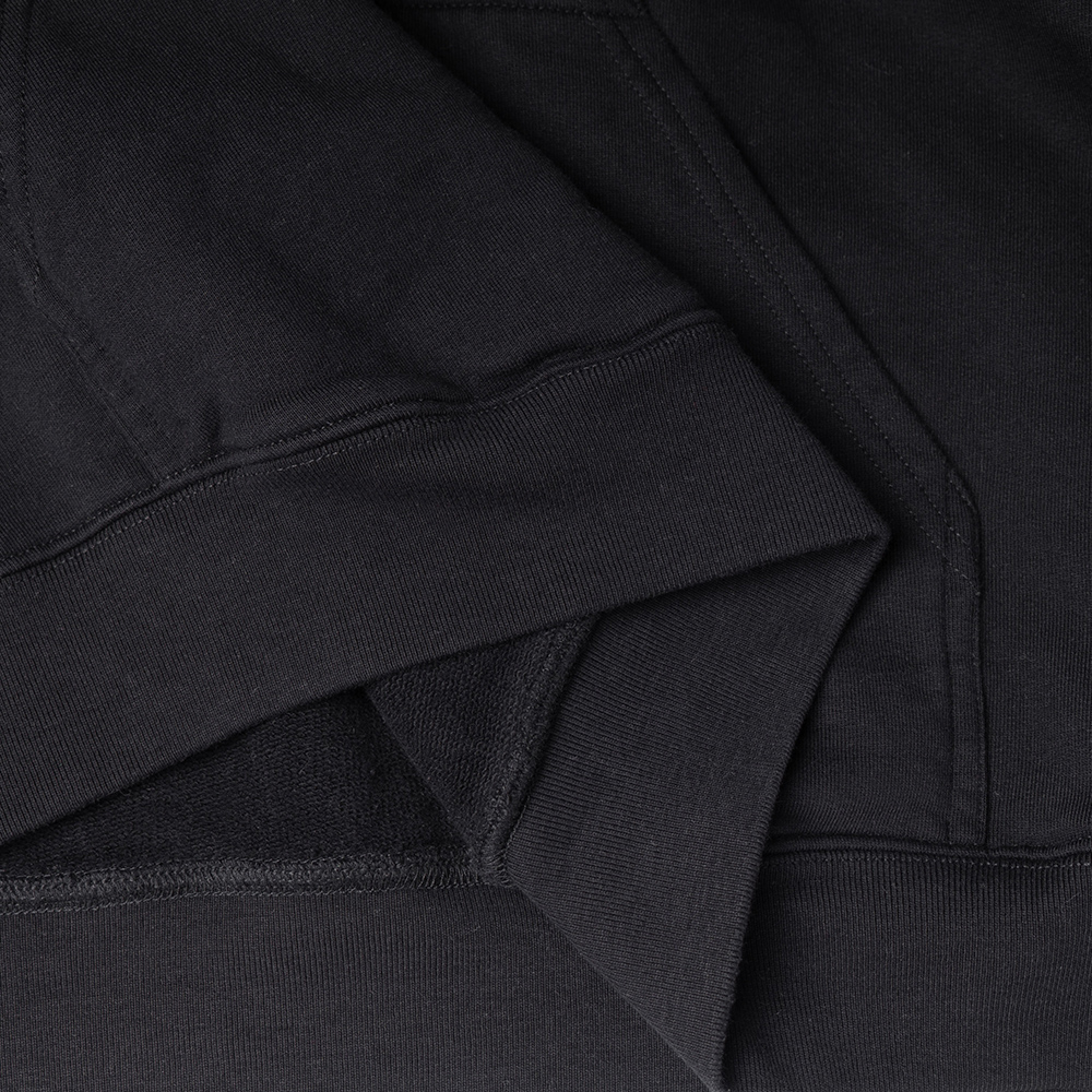 Shop バレンシアガ SS23 ブラック オーバーサイズ フーディ レターロゴプリント 男女兼用 674986TLVL81069