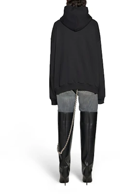 巴黎世家 SS23 黑色拉链连帽卫衣 男女同款 标准版型 744457TOVD31055 Purchase 巴黎世家 SS23 黑色拉链连帽卫衣 男女同款 标准版型 744457TOVD31055