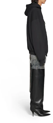 巴黎世家 SS23 黑色拉链连帽卫衣 男女同款 标准版型 744457TOVD31055 Details for 巴黎世家 SS23 黑色拉链连帽卫衣 男女同款 标准版型 744457TOVD31055