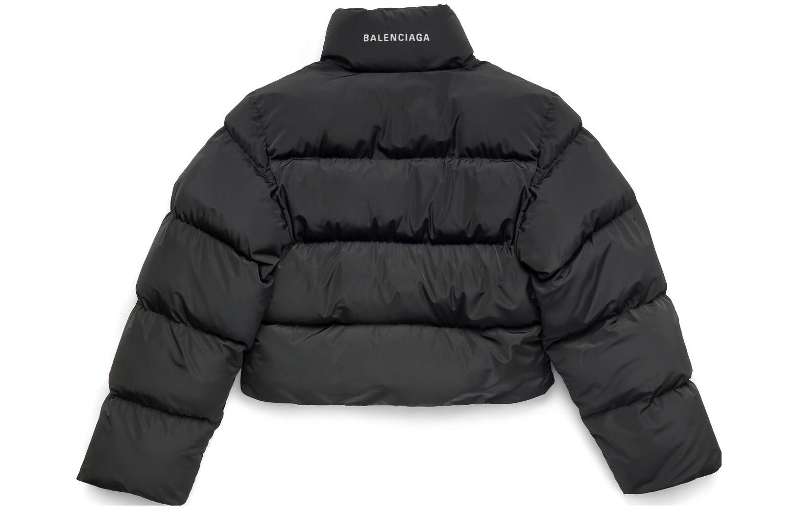 Balenciaga SS23 Black Zip-Up Jacket with Drawstring Waist 751101TYD361000 圖 3