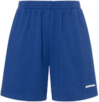 Balenciaga SS23 Blue Casual Shorts with Solid Letter Print. 676137TNVB64388 Balenciaga SS23 Blue Casual Shorts with Solid Letter Print. 676137TNVB64388