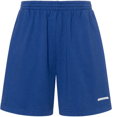 Balenciaga SS23 Blue Casual Shorts with Solid Letter Print. 676137TNVB64388 Buy Balenciaga SS23 Blue Casual Shorts with Solid Letter Print. 676137TNVB64388