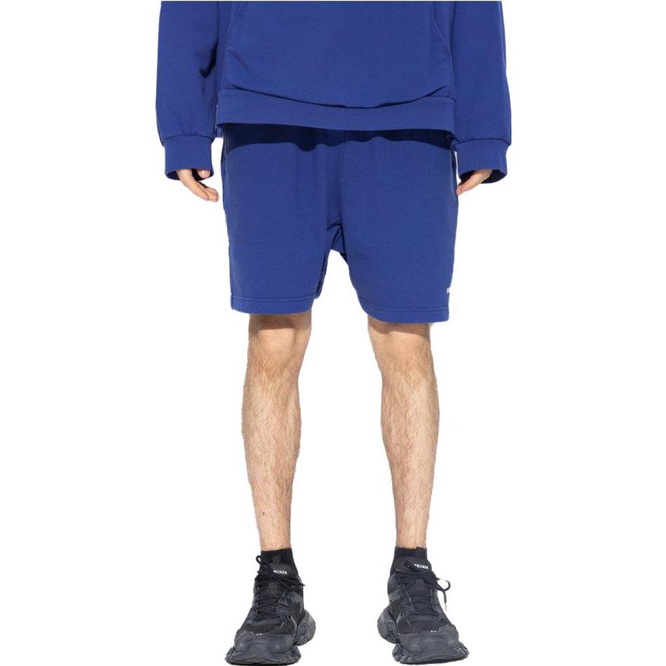 Lookbook Balenciaga SS23 Blue  Casual Shorts with Solid Letter Print. 676137TNVB64388