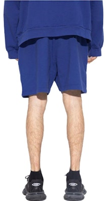 Balenciaga SS23 Blue Casual Shorts with Solid Letter Print. 676137TNVB64388 Purchase Balenciaga SS23 Blue Casual Shorts with Solid Letter Print. 676137TNVB64388