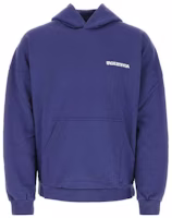 Balenciaga SS23 Blue Letter Print Long Sleeve Pullover Hoodie 674986TNVB64388 Balenciaga SS23 Blue Letter Print Long Sleeve Pullover Hoodie 674986TNVB64388