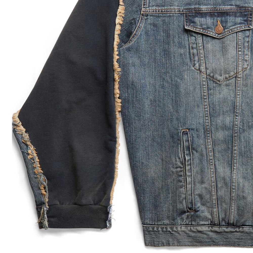 Balenciaga SS23 Blue Hooded Single-Breasted Loose Fit Jacket Unisex. 738737TNW654036 圖 5