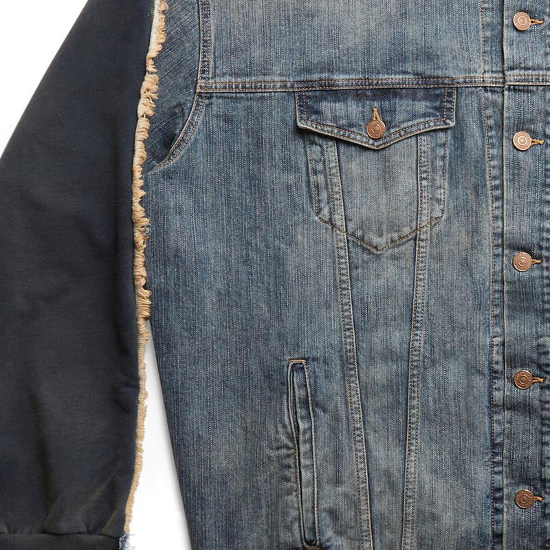 Balenciaga SS23 Blue Hooded Single-Breasted Loose Fit Jacket Unisex. 738737TNW654036 圖 9