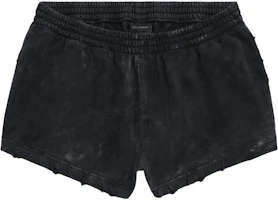 Balenciaga SS23 Distressed Black Mid-Rise Straight Casual Shorts Unisex 744725TOVI41055 Balenciaga SS23 Distressed Black Mid-Rise Straight Casual Shorts Unisex 744725TOVI41055