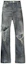 Order Balenciaga SS23 Jeans Pria Loose Fit Biru Model Straight-Leg Distressed. 745151TNW014974