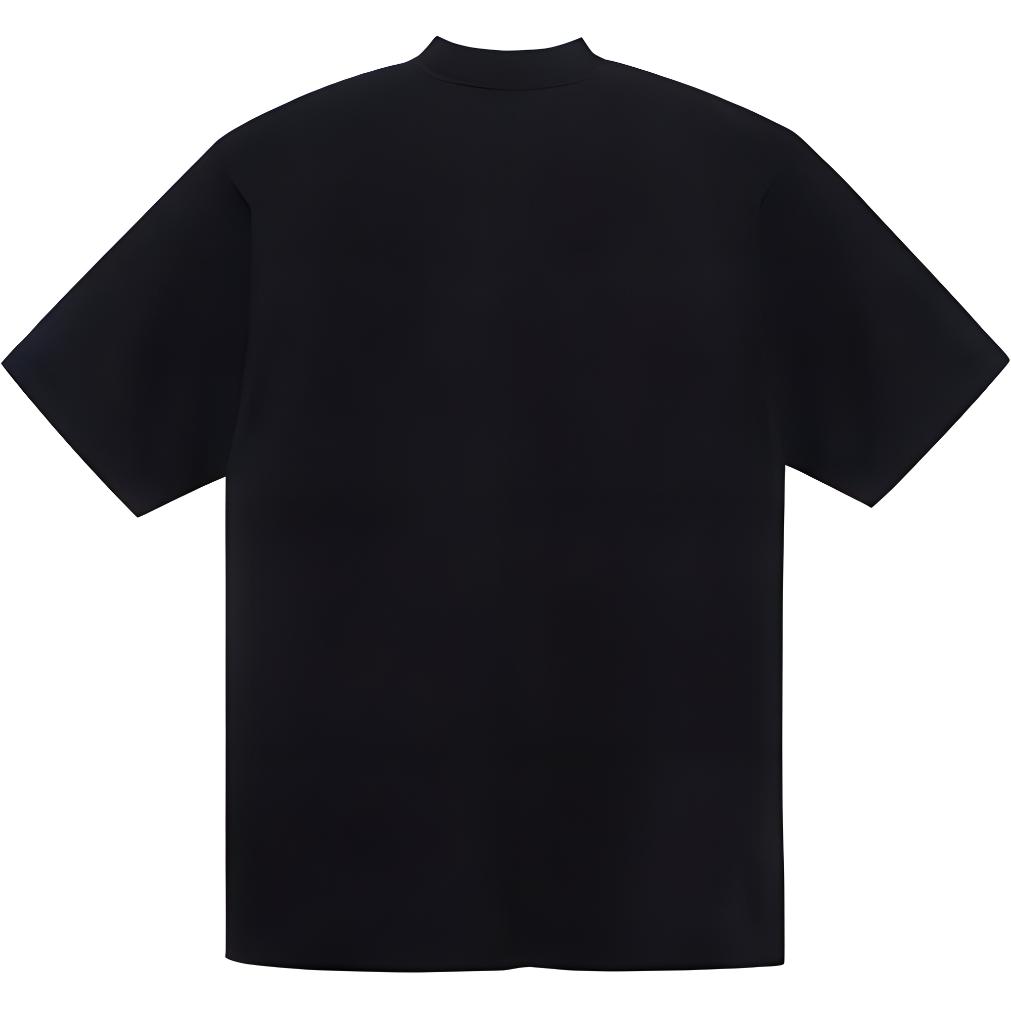 Lookbook Balenciaga SS23 Geometric Print Logo Oversized Black T-Shirt for Men. 739784TOVD71055