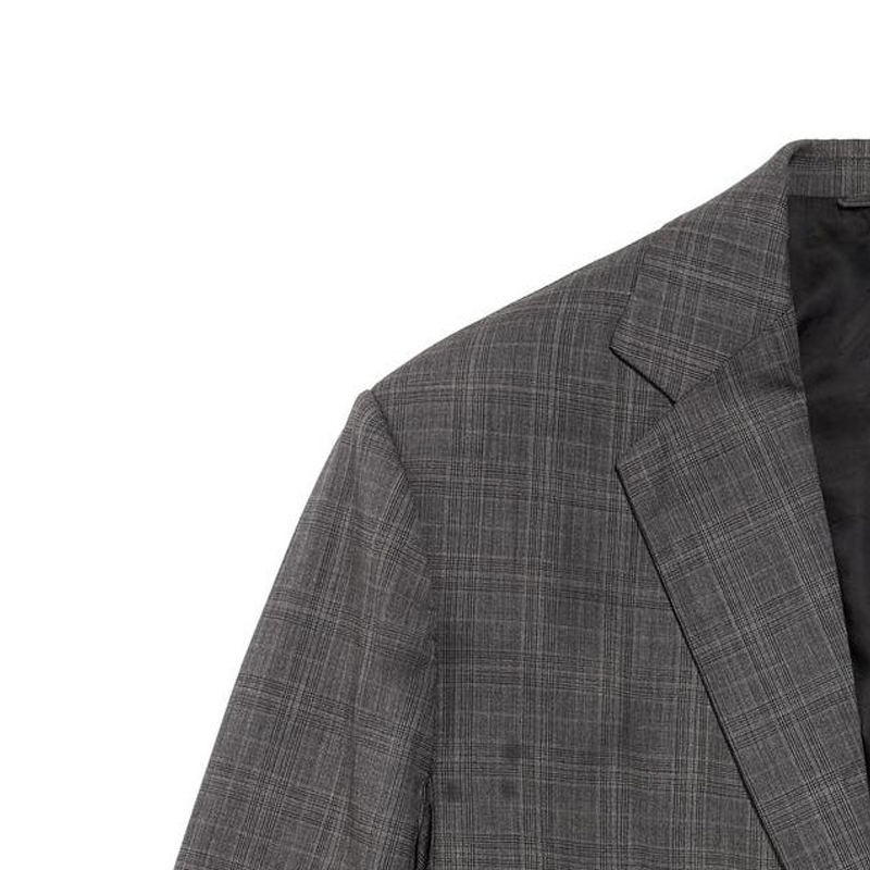 Shop Balenciaga SS23 Blazer Kelabu Oversaiz Unisex Corak Grafiti. 739591TOT071240