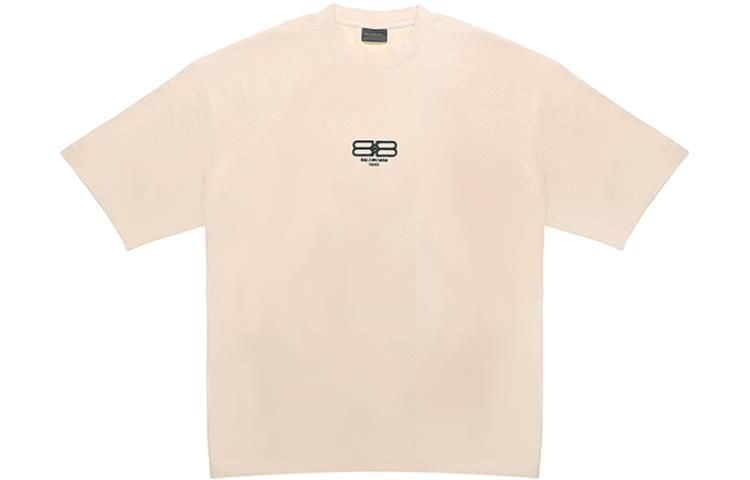 Balenciaga SS23 Graphic Print Oversized Khaki T-Shirt  Crewneck Short Sleeve 612966TMVG79364 圖 2