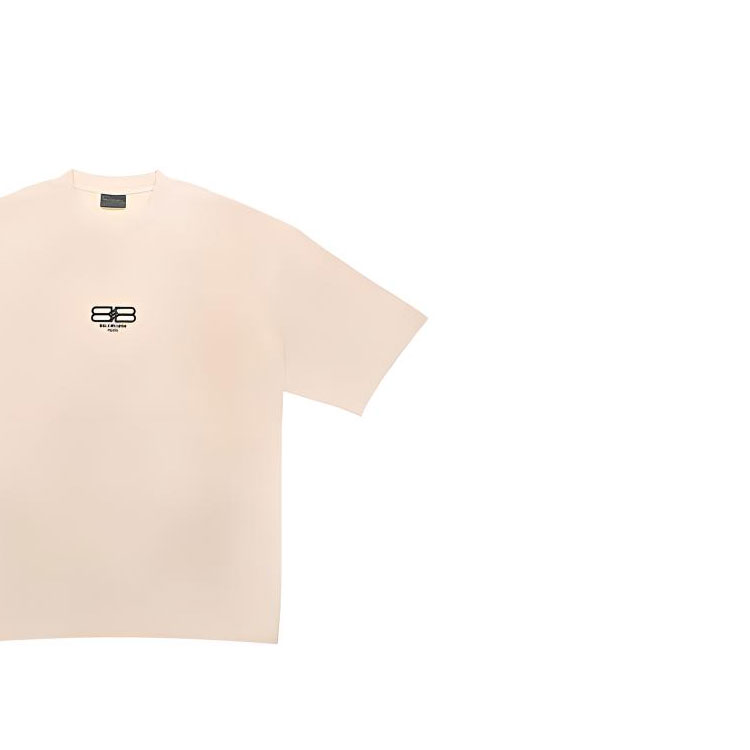 Balenciaga SS23 Graphic Print Oversized Khaki T-Shirt  Crewneck Short Sleeve 612966TMVG79364 圖 6