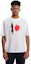 Shop Balenciaga SS23 Heart Letter Print Oversized Unisex T-Shirt White. 744439TOVH39081
