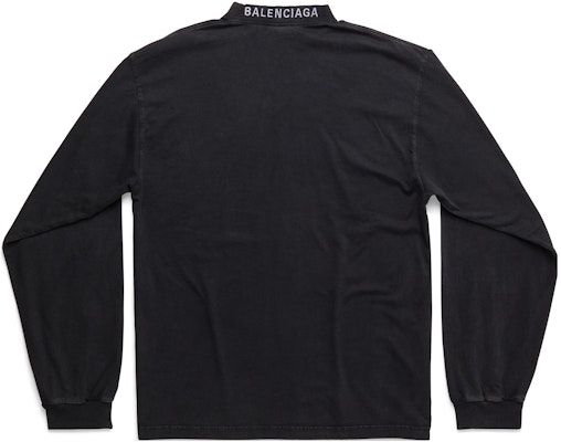 Balenciaga SS23 Camiseta Negra Unisex Manga Larga con Logo Corazón. 744449TOVH39034 Lookbook Balenciaga SS23 Camiseta Negra Unisex Manga Larga con Logo Corazón. 744449TOVH39034