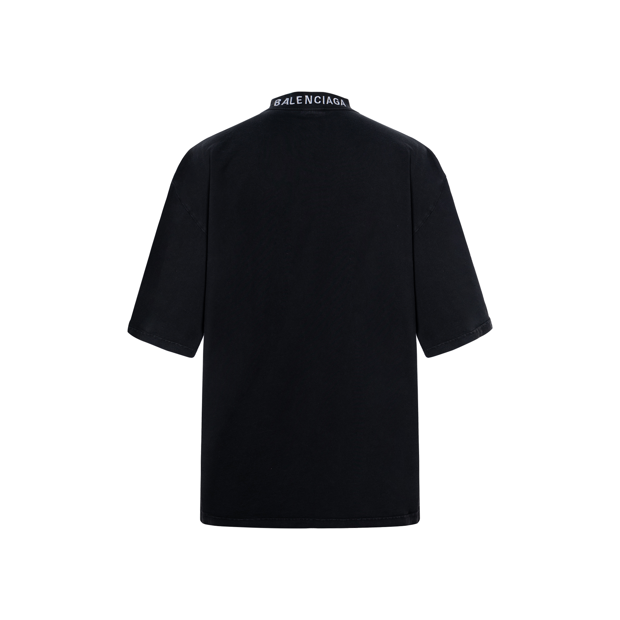 Lookbook Balenciaga SS23 Heart Print Loose Fit T-Shirt Unisex Black 744439TOVH39034