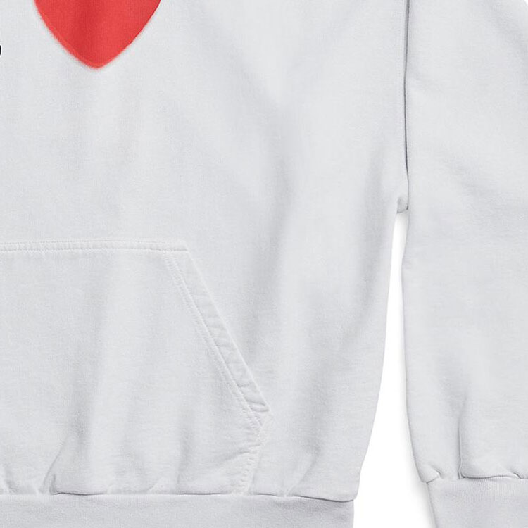 Balenciaga SS23 Letter Heart Print White Regular Fit Sweatshirt . 742603TOVH59081 圖 8