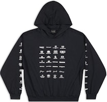 Balenciaga SS23 Letter Logo Print Long Sleeve Sweatshirt Unisex Black. 726241TNVQ81070 Balenciaga SS23 Letter Logo Print Long Sleeve Sweatshirt Unisex Black. 726241TNVQ81070