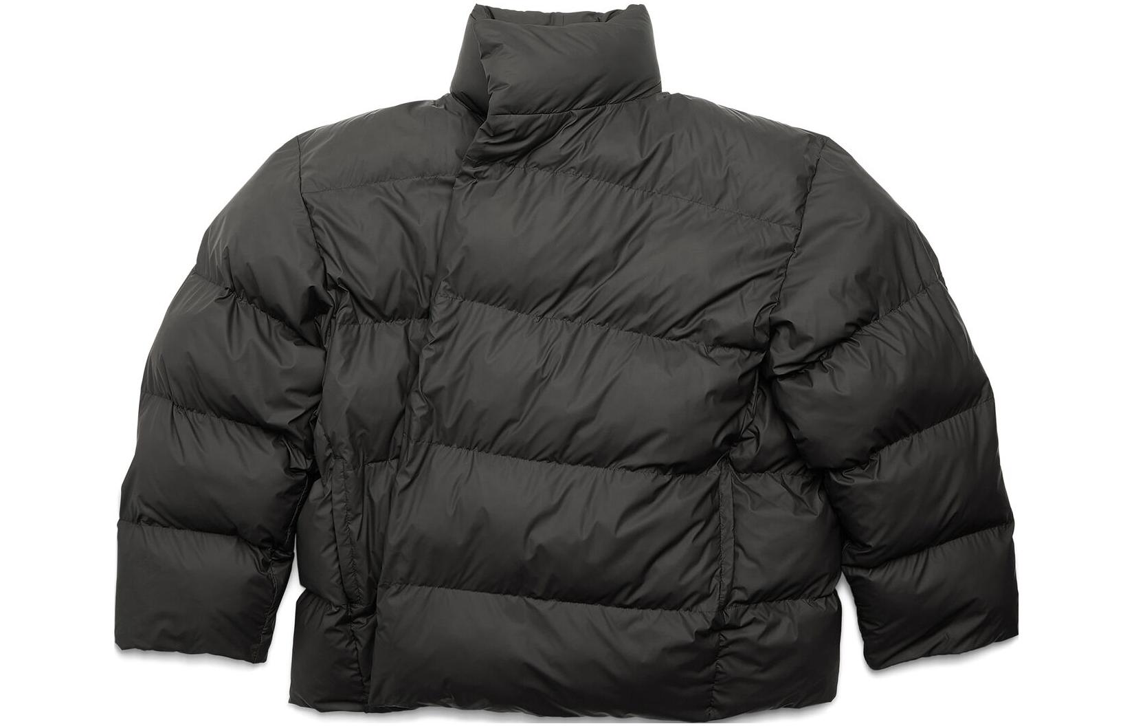 Balenciaga SS23 Letter Print Black Oversized Jacket Unisex 751717TOO411000