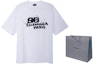 Shop Balenciaga SS23 Letter Print Crewneck Short Sleeve T-Shirt White - Regular Fit 612966TNVN49040