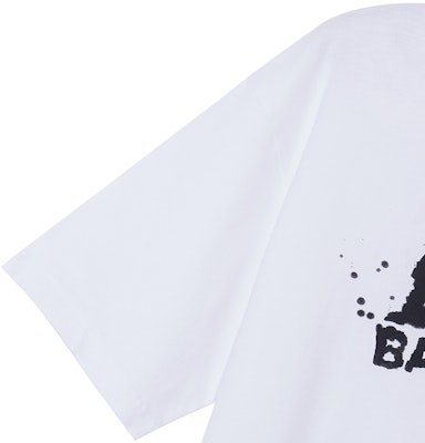 Balenciaga SS23 Letter Print Crewneck Short Sleeve T-Shirt White - Regular Fit 612966TNVN49040 Sizing Balenciaga SS23 Letter Print Crewneck Short Sleeve T-Shirt White - Regular Fit 612966TNVN49040
