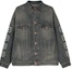 Buy Balenciaga SS23 Jaket Denim Cetakan Huruf Unisex Fit Longgar Biru Indigo. 750983TNW654036