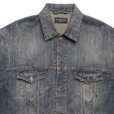 Balenciaga SS23 Jaket Denim Cetakan Huruf Unisex Fit Longgar Biru Indigo. 750983TNW654036 Cheap Balenciaga SS23 Jaket Denim Cetakan Huruf Unisex Fit Longgar Biru Indigo. 750983TNW654036