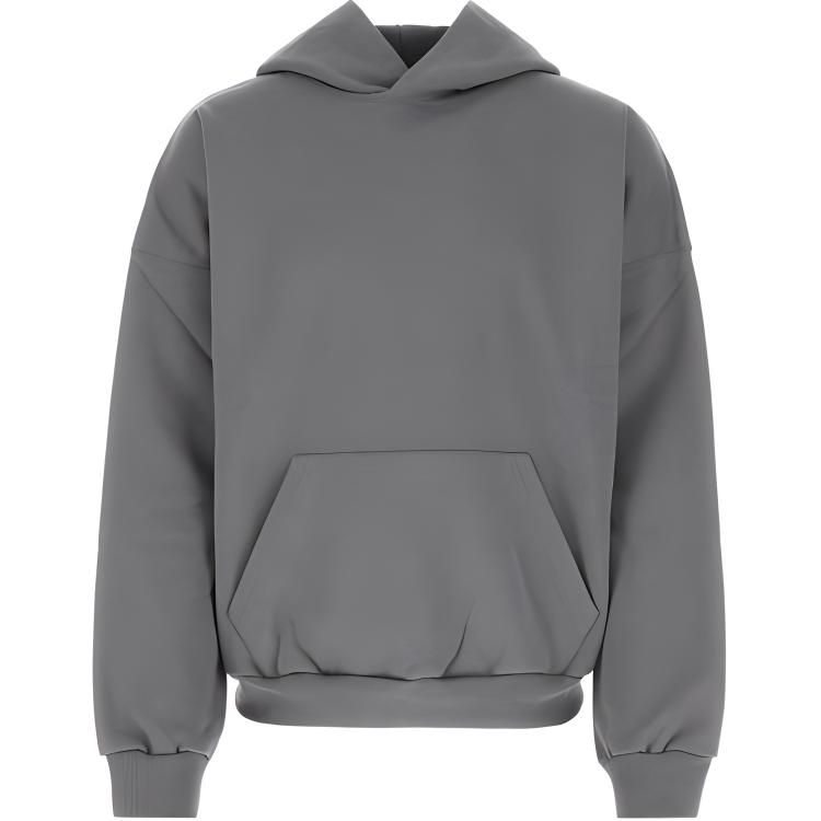 Balenciaga SS23 Letter Print Hoodie Oversized Fit Grey  Pullover. 725565TNVL61219