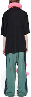 Balenciaga SS23 Kaos Hitam Oversized dengan Letter Print Pria. 744439TOVG29034 Details for Balenciaga SS23 Kaos Hitam Oversized dengan Letter Print Pria. 744439TOVG29034