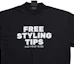 Sizing Balenciaga SS23 Kaos Hitam Oversized dengan Letter Print Pria. 744439TOVG29034