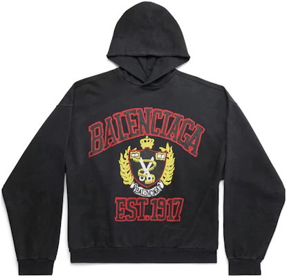 Balenciaga SS23 Letter Print Oversized Hoodie Unisex Black. 744463TOVK21055 Buy Balenciaga SS23 Letter Print Oversized Hoodie Unisex Black. 744463TOVK21055
