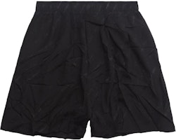 Balenciaga SS23 Logo Print Casual Straight Shorts Black Mens Regular Fit. 719975TON041000 Balenciaga SS23 Logo Print Casual Straight Shorts Black Mens Regular Fit. 719975TON041000