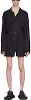 Shop Balenciaga SS23 Logo Print Casual Straight Shorts Black Mens Regular Fit. 719975TON041000
