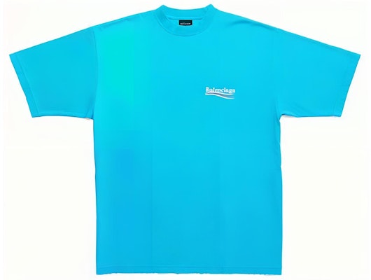 발렌시아가 SS23 로고 프린트 오버사이즈 티셔츠 블루 641675TNVG54760 Order 발렌시아가 SS23 로고 프린트 오버사이즈 티셔츠 블루 641675TNVG54760