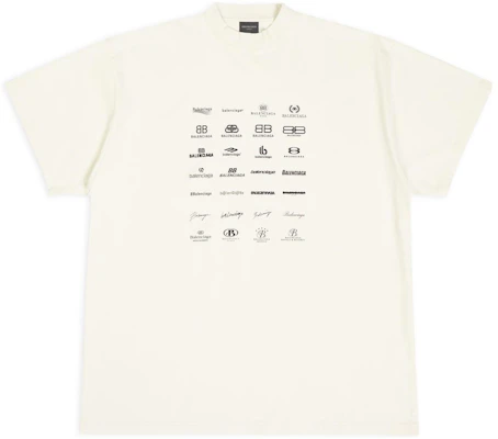 Camiseta Unisex Balenciaga SS23 Oversized Logo Crewneck - Blanco Roto. 712398TNVQ79784 Buy Camiseta Unisex Balenciaga SS23 Oversized Logo Crewneck - Blanco Roto. 712398TNVQ79784